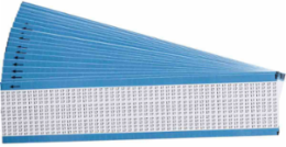 Miniature Wire Marker Cards - Low-Profile Vinyl-Coated Polyester, Legend 17