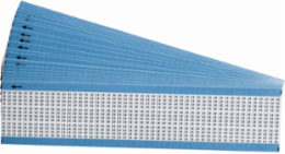 Miniature Wire Marker Cards - Low-Profile Vinyl-Coated Polyester, Legend 18