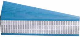 Miniature Wire Marker Cards - Low-Profile Vinyl-Coated Polyester, Legend 199 to 231