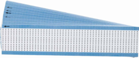 Miniature Wire Marker Cards - Low-Profile Vinyl-Coated Polyester, Legend 2