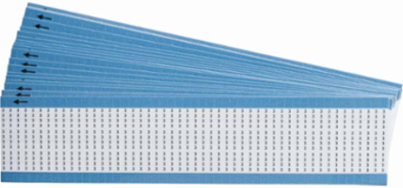 Miniature Wire Marker Cards - Low-Profile Vinyl-Coated Polyester, Legend 3