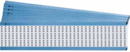 Miniature Wire Marker Cards - Low-Profile Vinyl-Coated Polyester, Legend 39