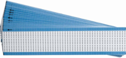 Miniature Wire Marker Cards - Low-Profile Vinyl-Coated Polyester, Legend 4
