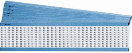 Miniature Wire Marker Cards - Low-Profile Vinyl-Coated Polyester, Legend 61