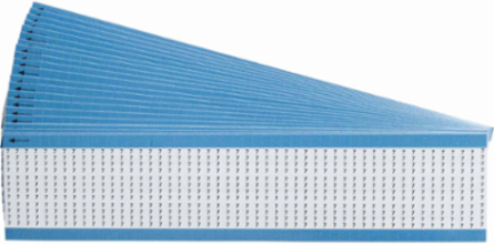 Miniature Wire Marker Cards - Low-Profile Vinyl-Coated Polyester, Legend 7
