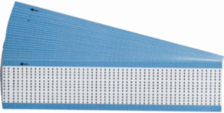 Miniature Wire Marker Cards - Low-Profile Vinyl-Coated Polyester, Legend 8