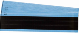 NEMA Color Wire Markers, 0.5" H, Pack of 25 Cards, Black