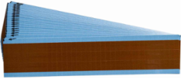 NEMA Color Wire Markers, 0.5" H, Pack of 25 Cards, Brown