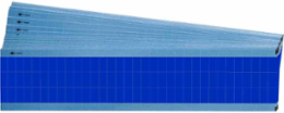 NEMA Color Wire Markers, 0.5" H, Pack of 25 Cards, Light Blue