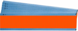 NEMA Color Wire Markers, 0.5" H, Pack of 25 Cards, Orange