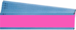 NEMA Color Wire Markers, 0.5" H, Pack of 25 Cards, Pink