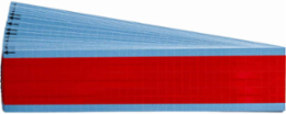 NEMA Color Wire Markers, 0.5" H, Pack of 25 Cards, Red