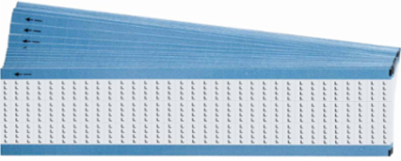 Miniature Wire Marker Cards - Low-Profile Vinyl-Coated Polyester, Legend L