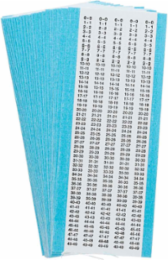 Micro Wire Markers - Low-Profile Vinyl-Coated Polyester, Legend 0 to 49