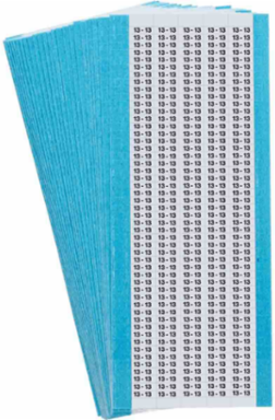Micro Wire Markers - Low-Profile Vinyl-Coated Polyester, Legend 13