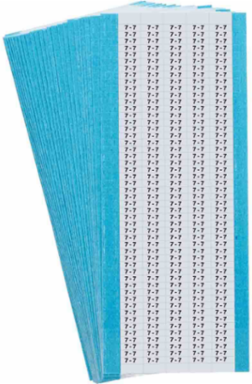 Micro Wire Markers - Low-Profile Vinyl-Coated Polyester, Legend 7