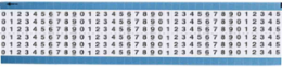 Wire Markers - Low-Profile Vinyl-Coated Polyester, Legend 0 to 9, Black on White