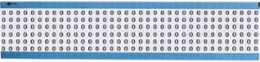 Solid Numbers Scored Wire Marker Card, 0, Vinyl