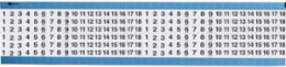Solid Numbers Scored Wire Marker Card, 118, Vinyl