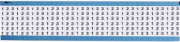 Wire Markers - Low-Profile Vinyl-Coated Polyester, Legend 1 to 3, Black on White