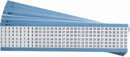 Wire Markers - Low-Profile Vinyl-Coated Polyester, Legend 1 to 33