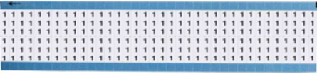 Solid Numbers Scored Wire Marker Card, 1, Vinyl