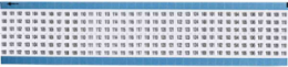 Wire Markers - Low-Profile Vinyl-Coated Polyester, Legend 100 to 124, Black on White