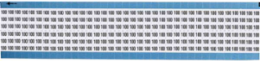 Solid Numbers Scored Wire Marker Card, 100, Vinyl