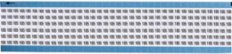 Solid Numbers Scored Wire Marker Card, 105, Vinyl