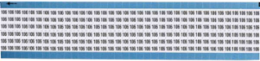 Solid Numbers Scored Wire Marker Card, 106, Vinyl