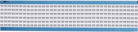 Solid Numbers Scored Wire Marker Card, 111, Vinyl