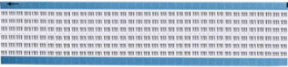 Solid Numbers Scored Wire Marker Card, 111, Vinyl