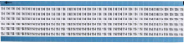 Solid Numbers Scored Wire Marker Card, 114, Vinyl