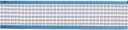 Solid Numbers Scored Wire Marker Card, 117, Vinyl