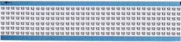 Solid Numbers Scored Wire Marker Card, 12, Vinyl