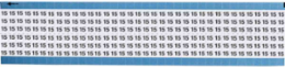 Solid Numbers Scored Wire Marker Card, 15, Vinyl