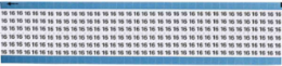 Solid Numbers Scored Wire Marker Card, 16, Vinyl