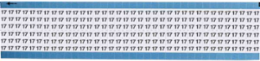 Solid Numbers Scored Wire Marker Card, 17, Vinyl