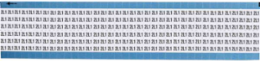 Machine Tool Symbol Scored Wire Marker Card, 2L1, Vinyl