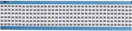 Solid Numbers Scored Wire Marker Card, 36, Vinyl