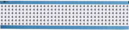 Solid Numbers Scored Wire Marker Card, 4, Vinyl