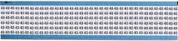 Solid Numbers Scored Wire Marker Card, 43, Vinyl