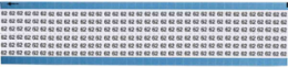 Solid Numbers Scored Wire Marker Card, 62, Vinyl