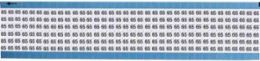 Solid Numbers Scored Wire Marker Card, 65, Vinyl
