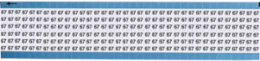 Solid Numbers Scored Wire Marker Card, 67, Vinyl