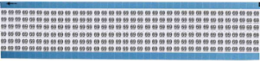 Solid Numbers Scored Wire Marker Card, 69, Vinyl