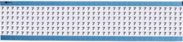 Solid Numbers Scored Wire Marker Card, 7, Vinyl