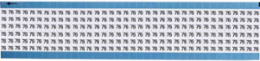 Solid Numbers Scored Wire Marker Card, 76, Vinyl