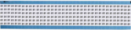 Solid Numbers Scored Wire Marker Card, 81, Vinyl
