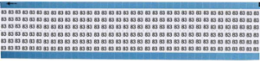 Solid Numbers Scored Wire Marker Card, 83, Vinyl